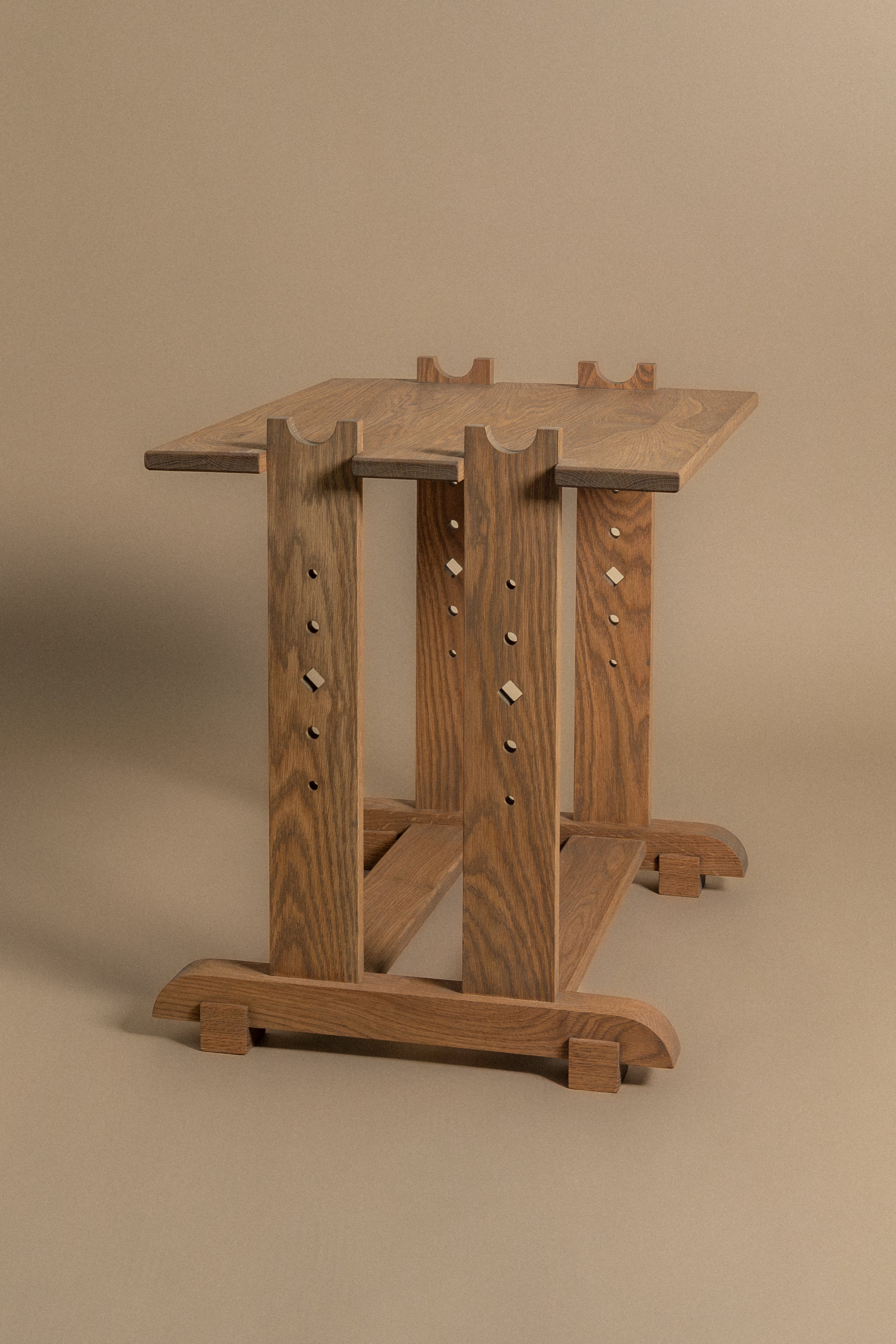 Buco Side Table in Olive White Oak