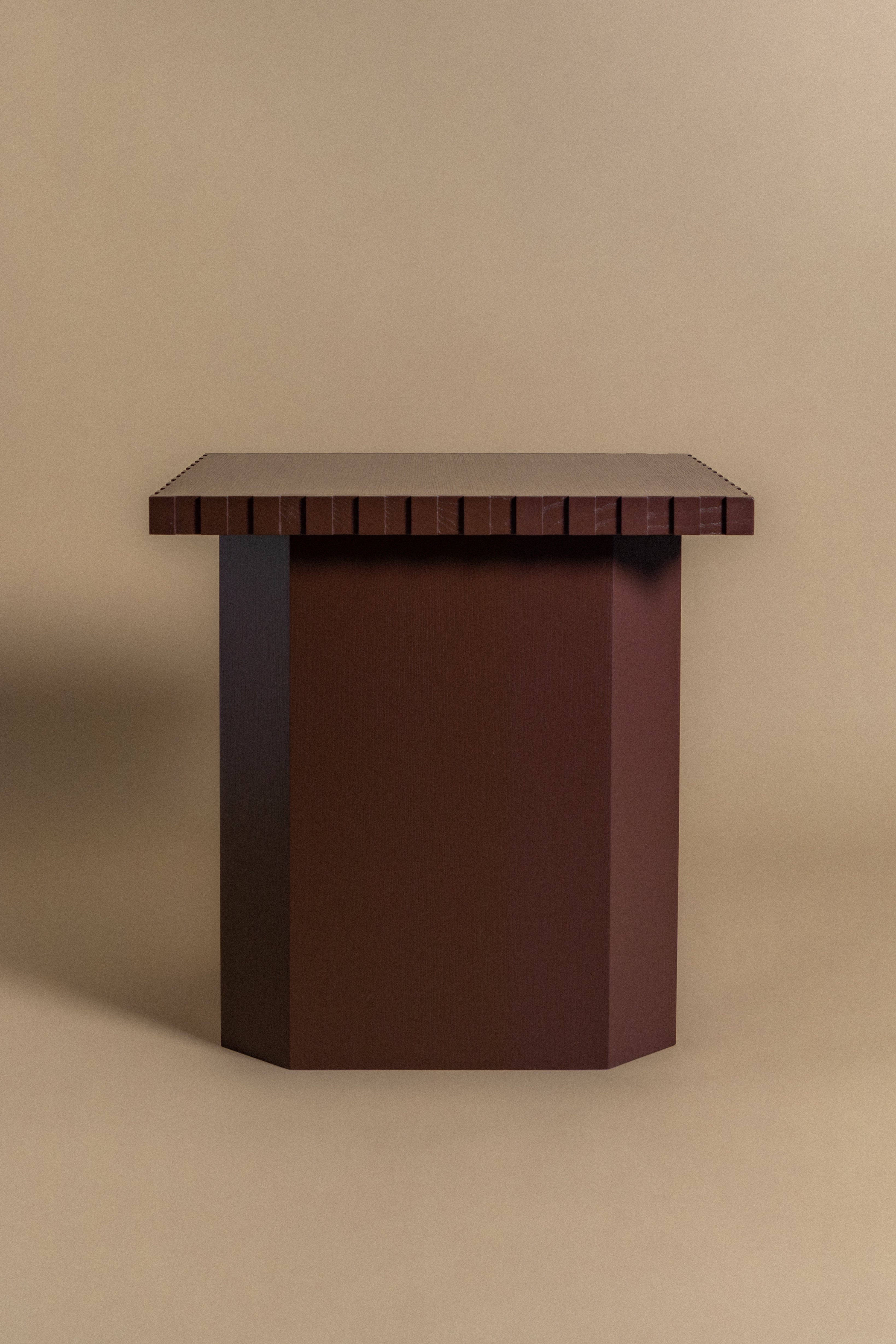 Large Cortado Side Table in Raphael Pigmented Ash