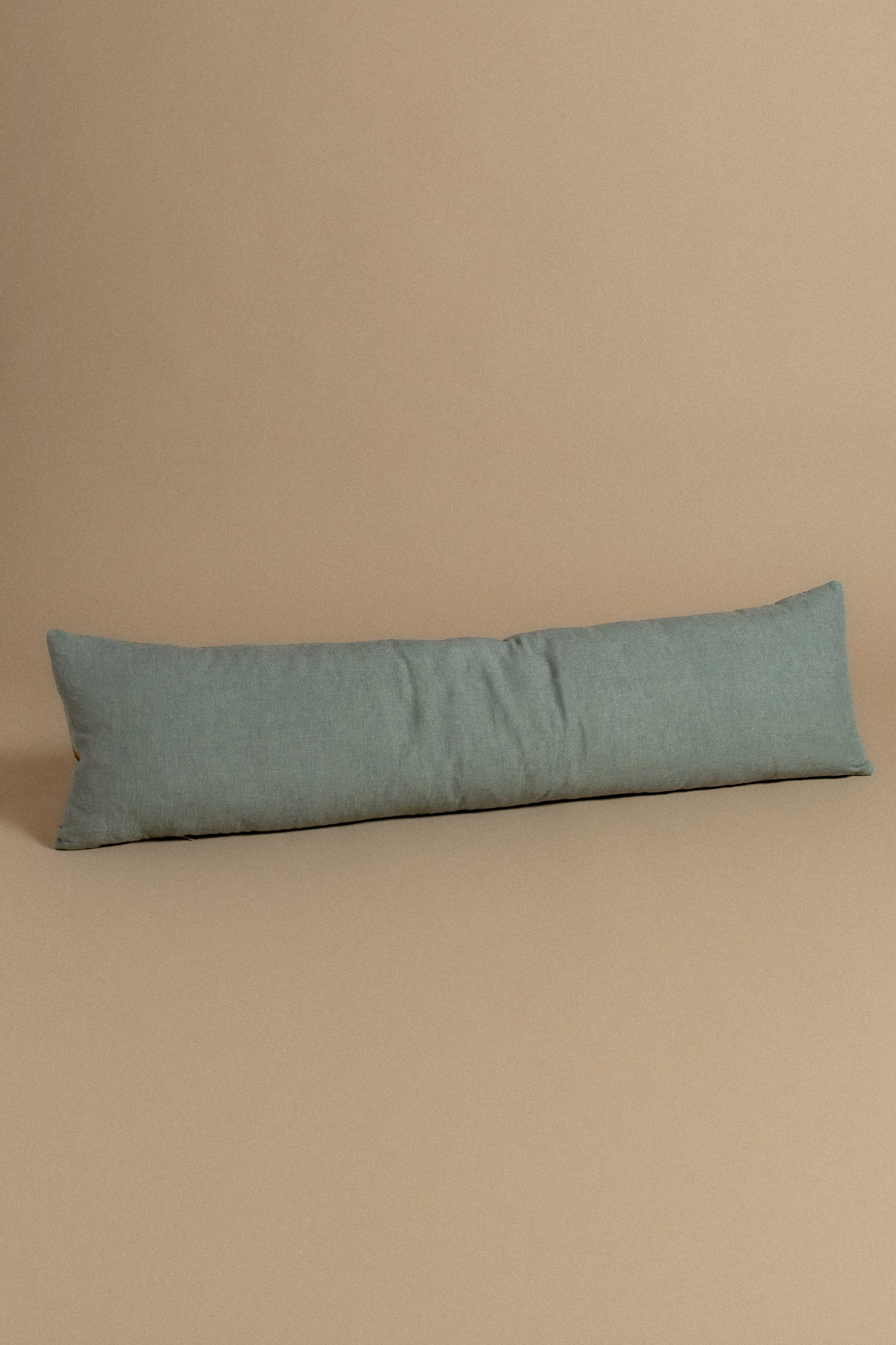 Talia Long Lumbar in Olive Jacquard