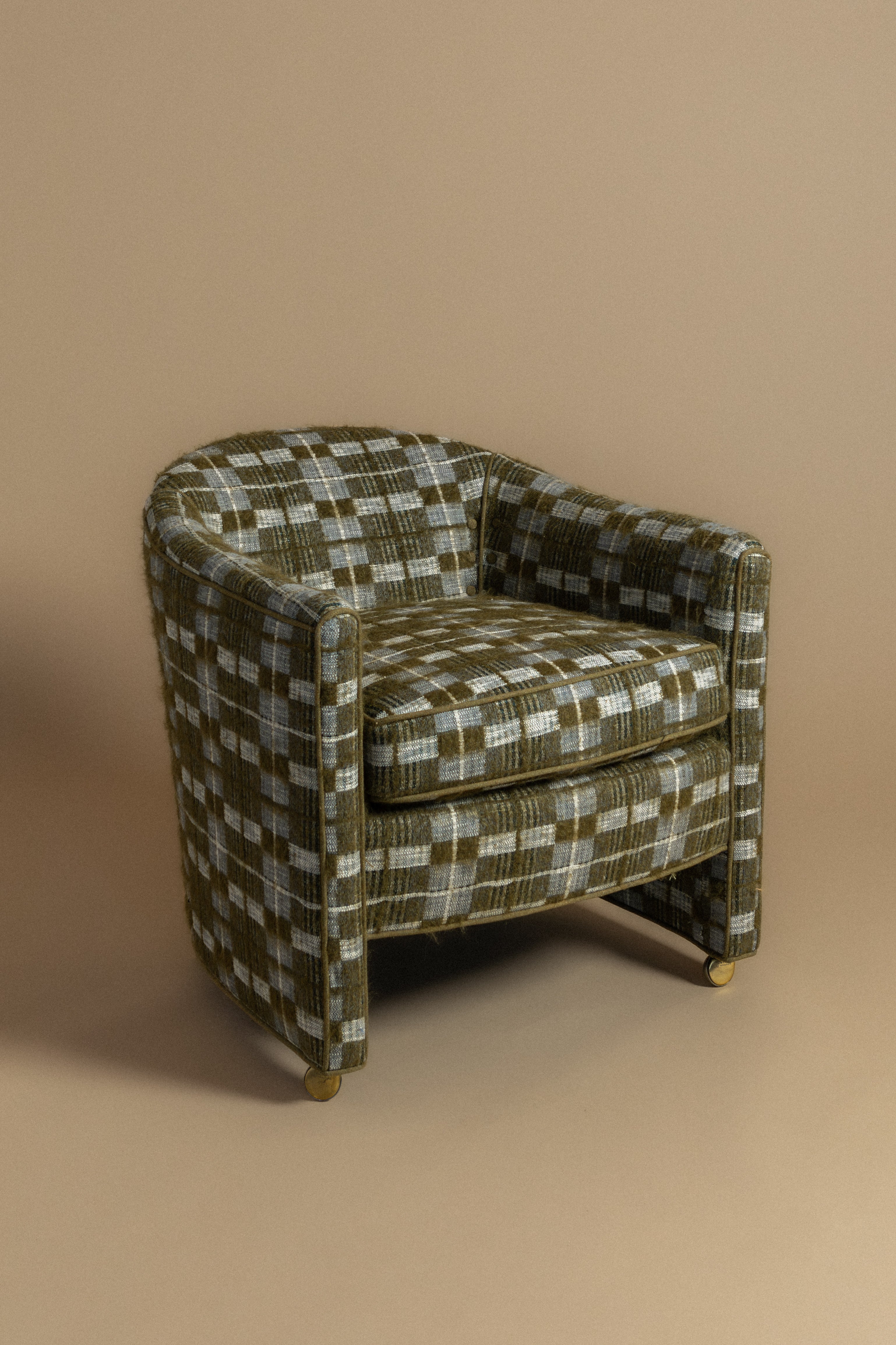 Pair of Vintage Barrel Chairs