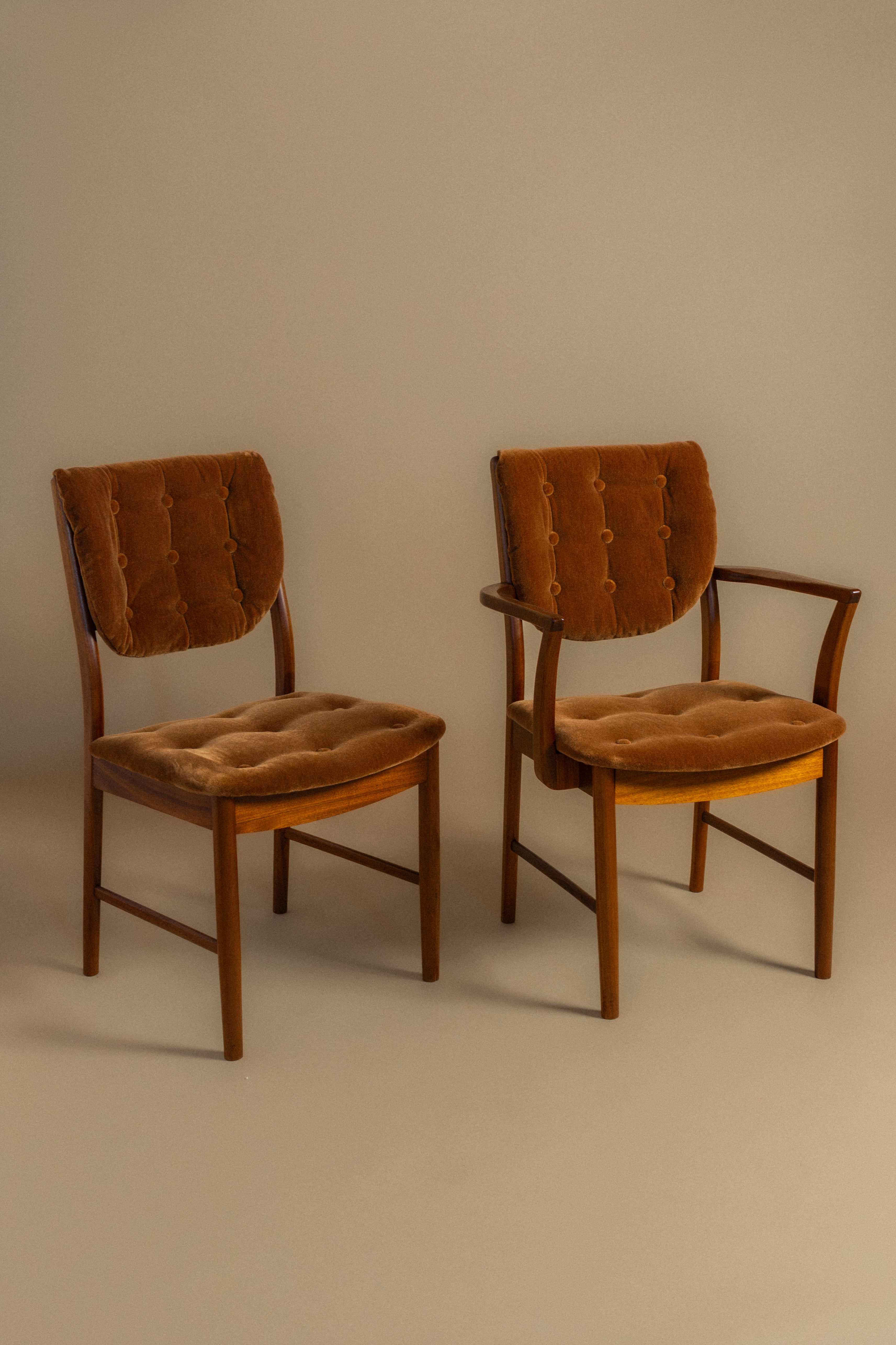 Set of 10 Vintage Dining Chairs
