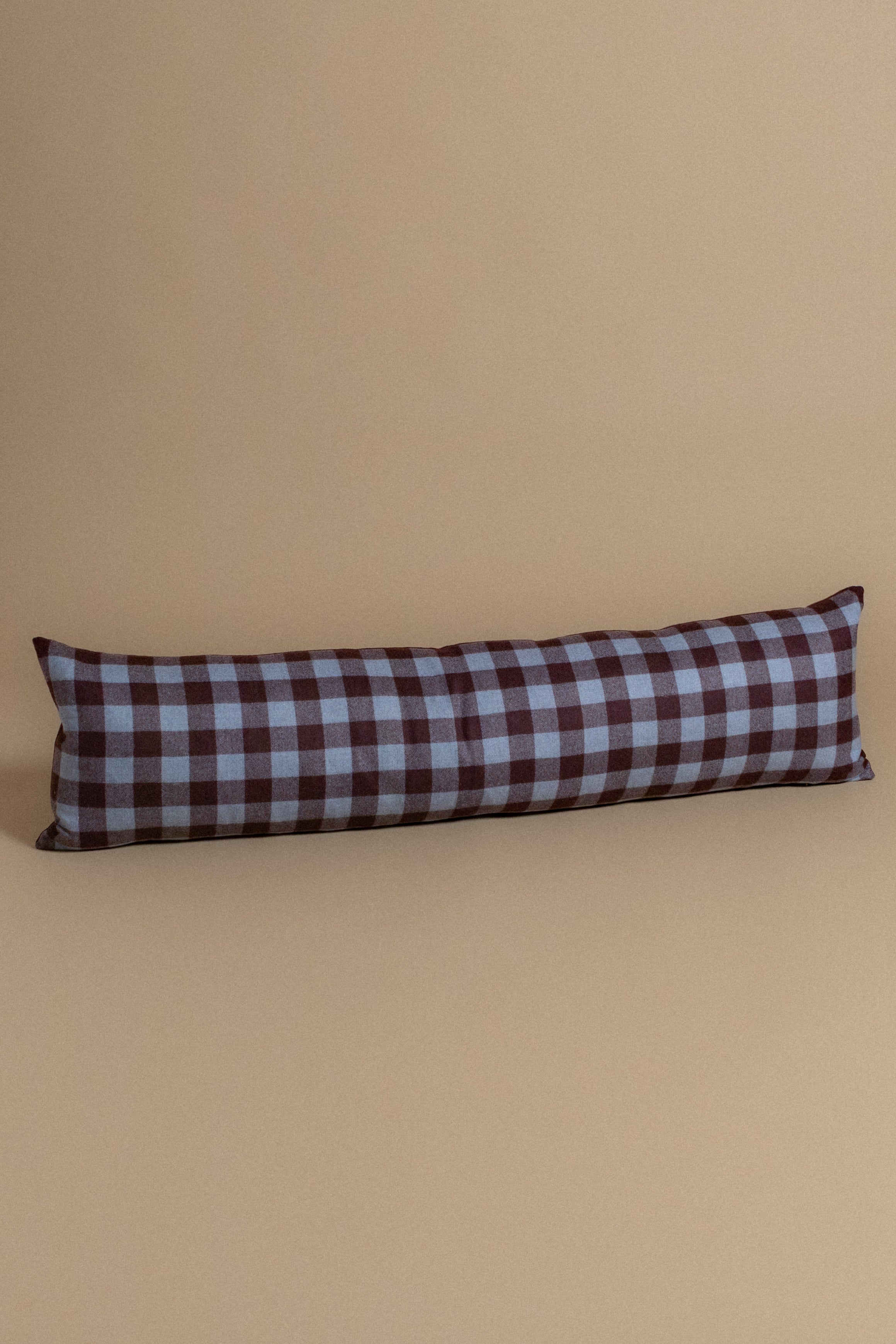 Talia Long Lumbar in Wool Check